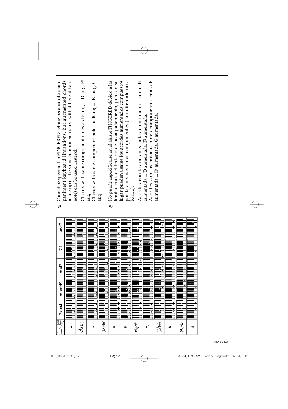 Casio LK35 User Manual | Page 42 / 48