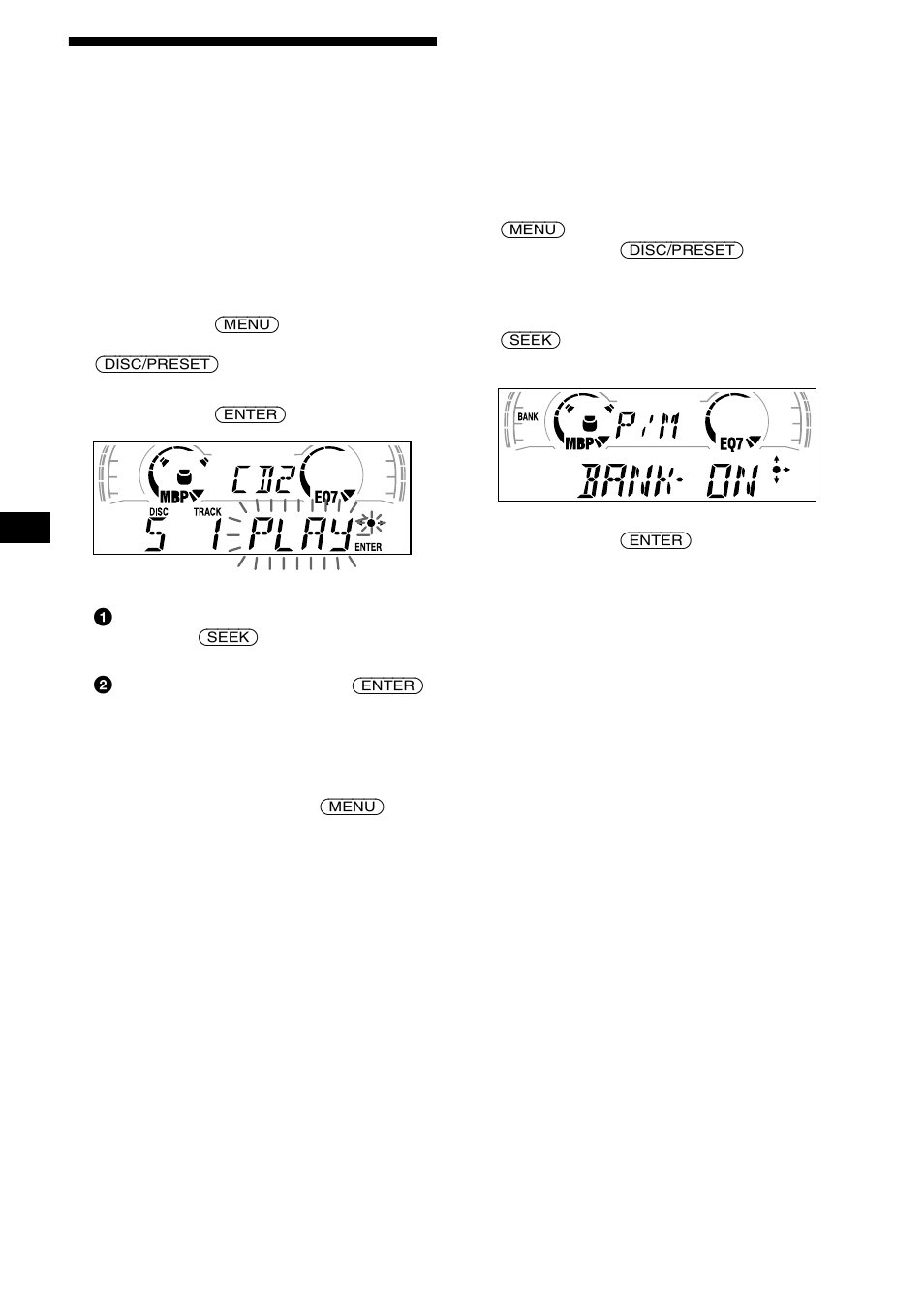 Seleccionar faixas específicas para reprodução, Banco, 24 seleccionar faixas específicas para reprodução | Sony XR-CA600X User Manual | Page 106 / 172