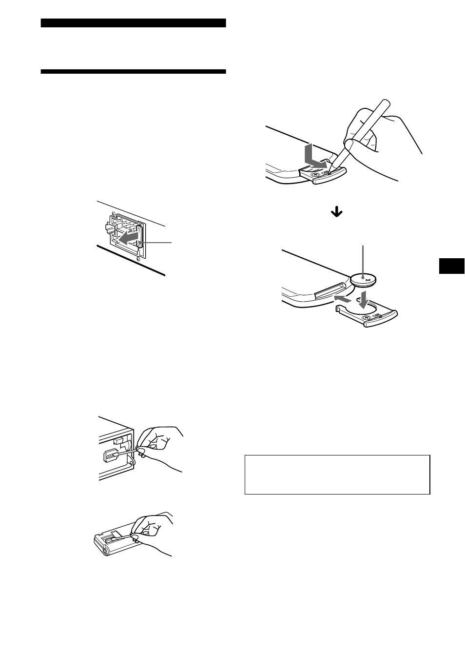 Informações adicionais, Manutenção | Sony XR-CA600X User Manual | Page 107 / 172