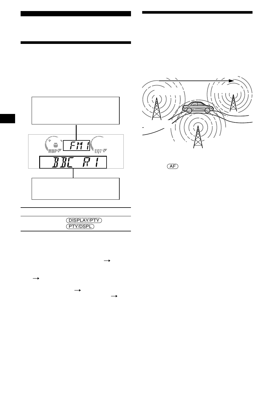 Overview of rds, Automatic retuning for best reception results, Af function | Sony XR-CA600X User Manual | Page 12 / 172