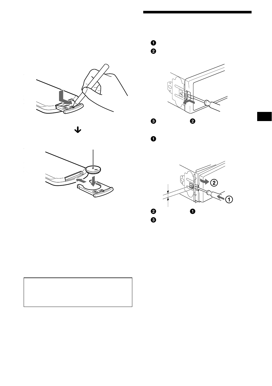 Removing the unit | Sony XR-CA600X User Manual | Page 25 / 172