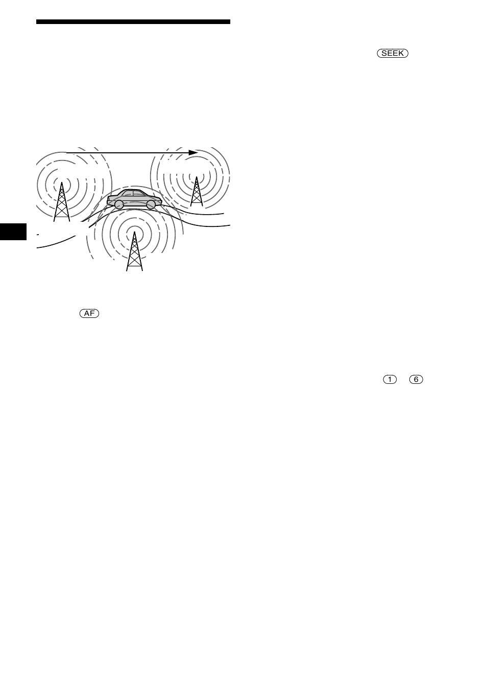 Resintonización automática para mejorar la, Recepción — función af | Sony XR-CA600X User Manual | Page 40 / 172