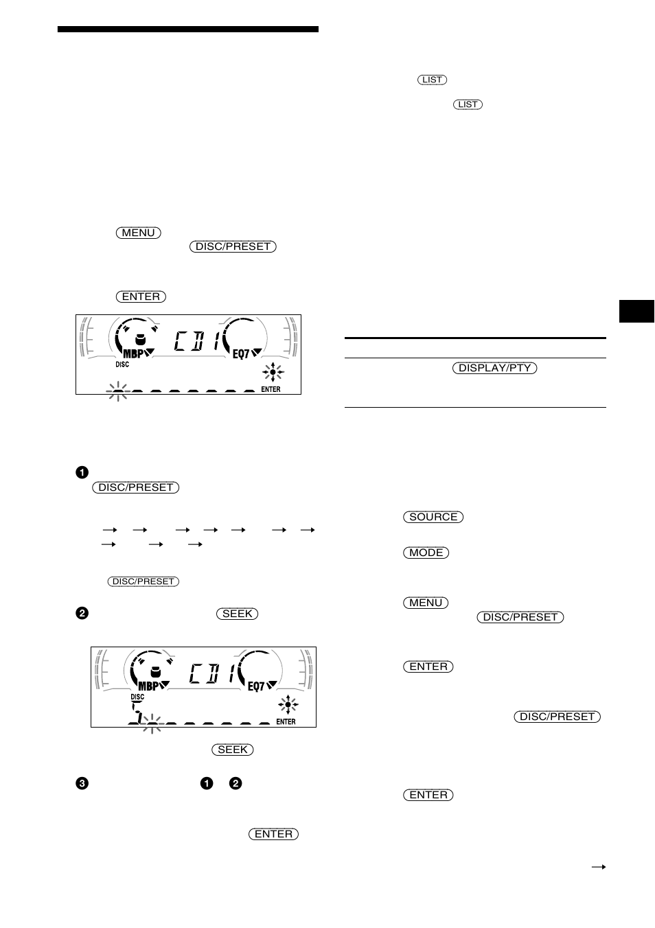Etiquetado de cd, Memorando de discos, 21 etiquetado de cd | Sony XR-CA600X User Manual | Page 49 / 172