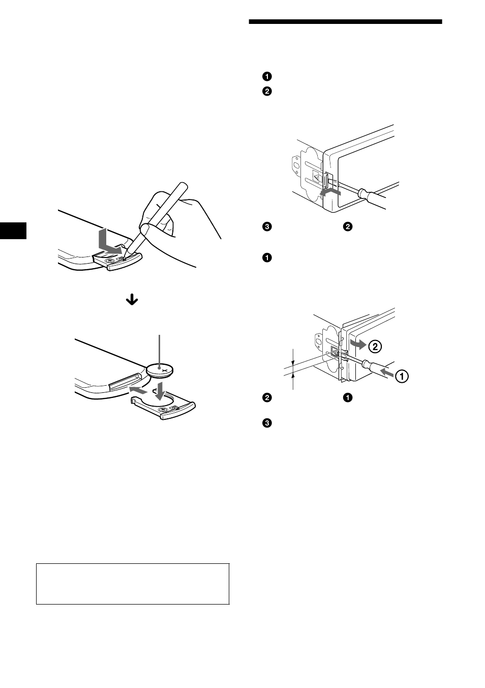 Extracción de la unidad | Sony XR-CA600X User Manual | Page 52 / 172