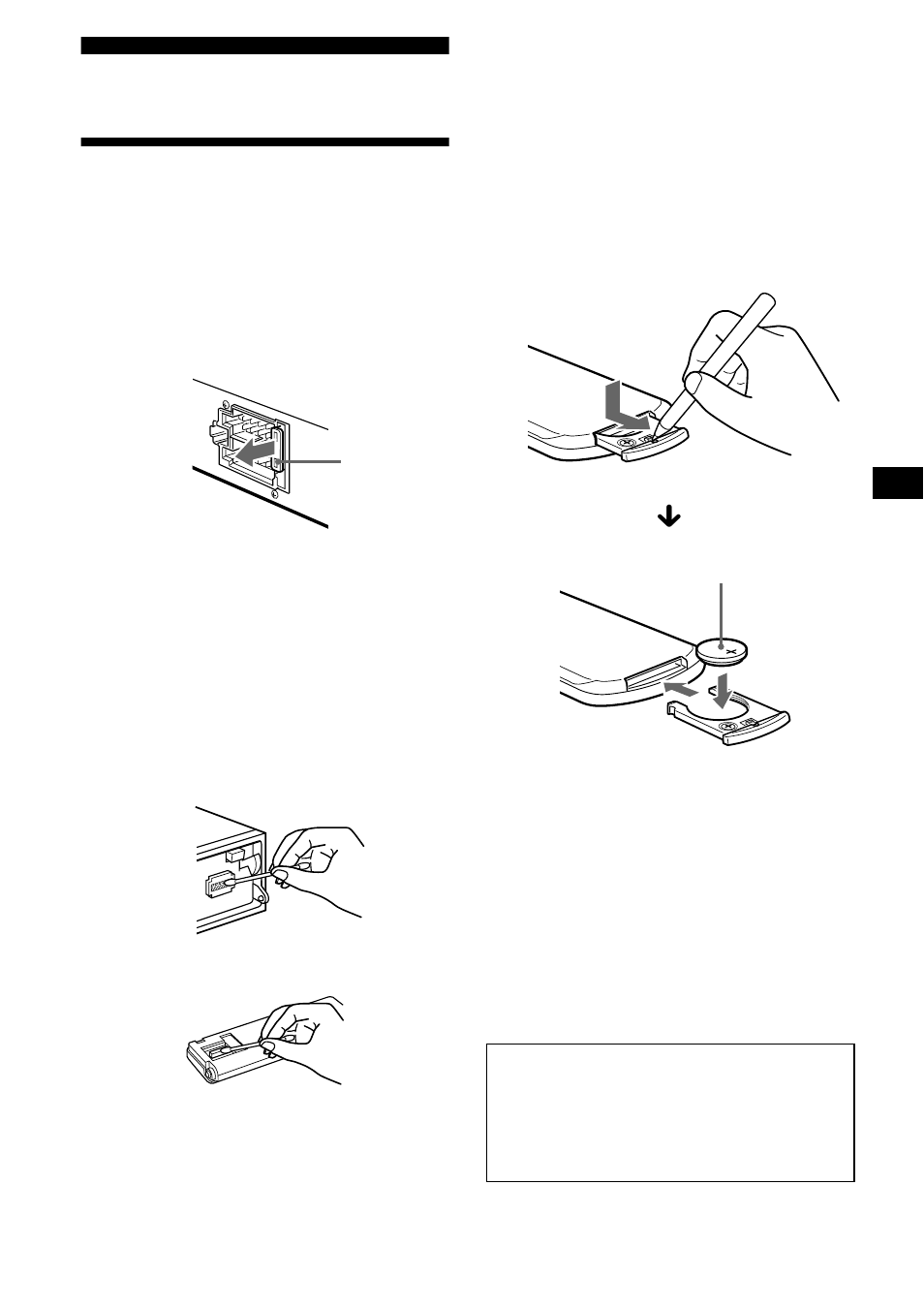Ytterligare information, Underhåll, Sidan 25 | Sony XR-CA600X User Manual | Page 79 / 172