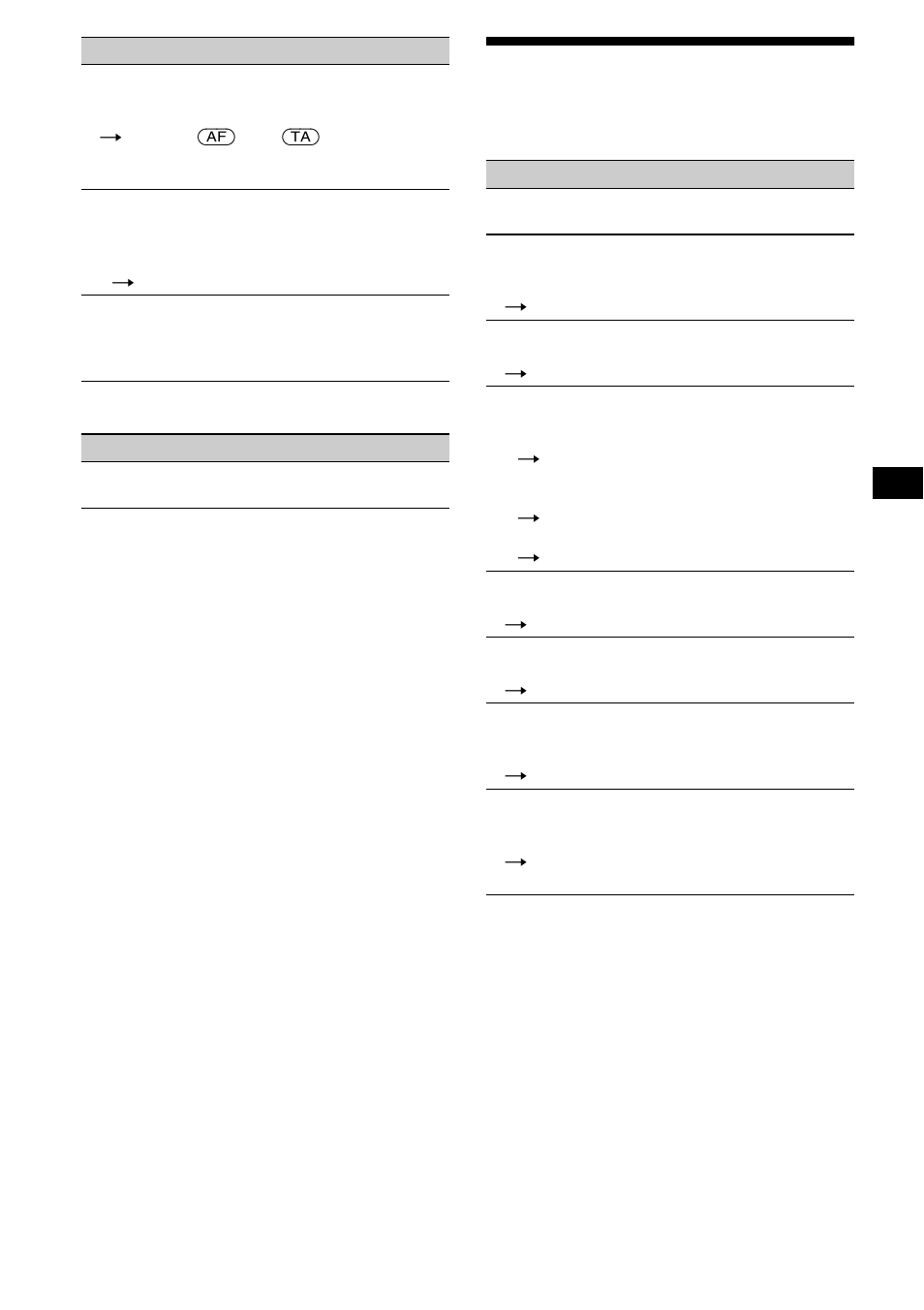Felindikationer, 29 felindikationer | Sony XR-CA600X User Manual | Page 83 / 172