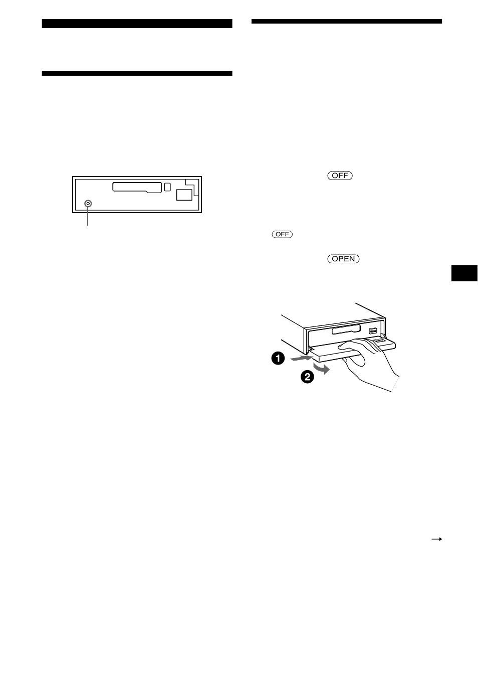 Preparativos, Reiniciar o aparelho, Retirar o painel frontal | Reiniciar o aparelho retirar o painel frontal | Sony XR-CA600X User Manual | Page 89 / 172