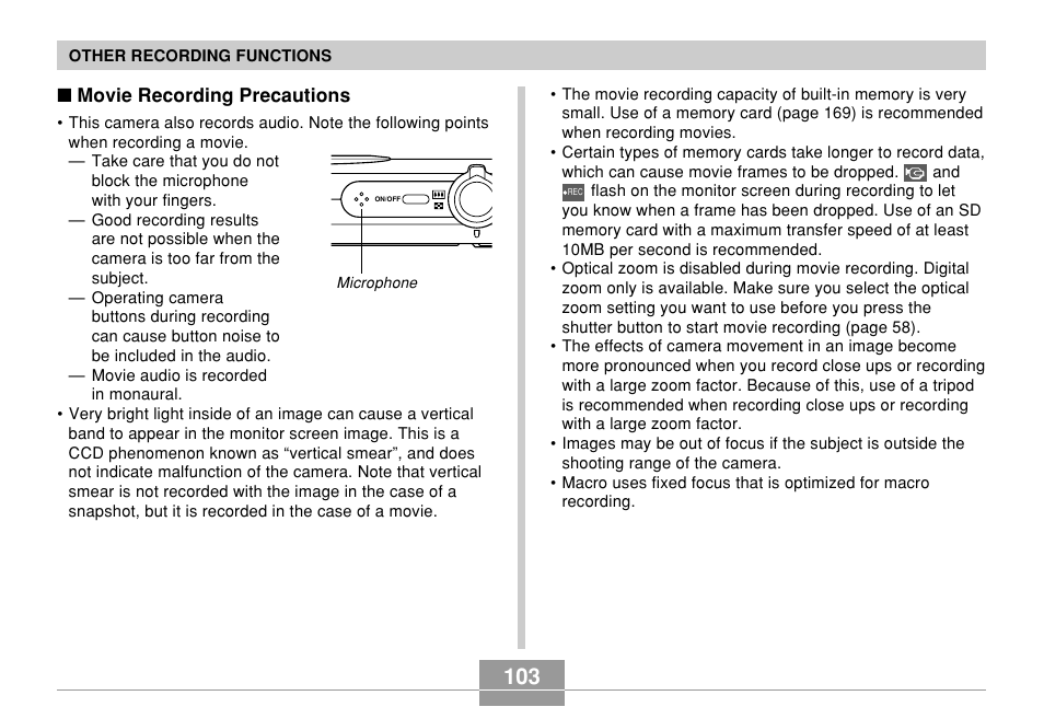 Casio EX-Z600 User Manual | Page 103 / 238