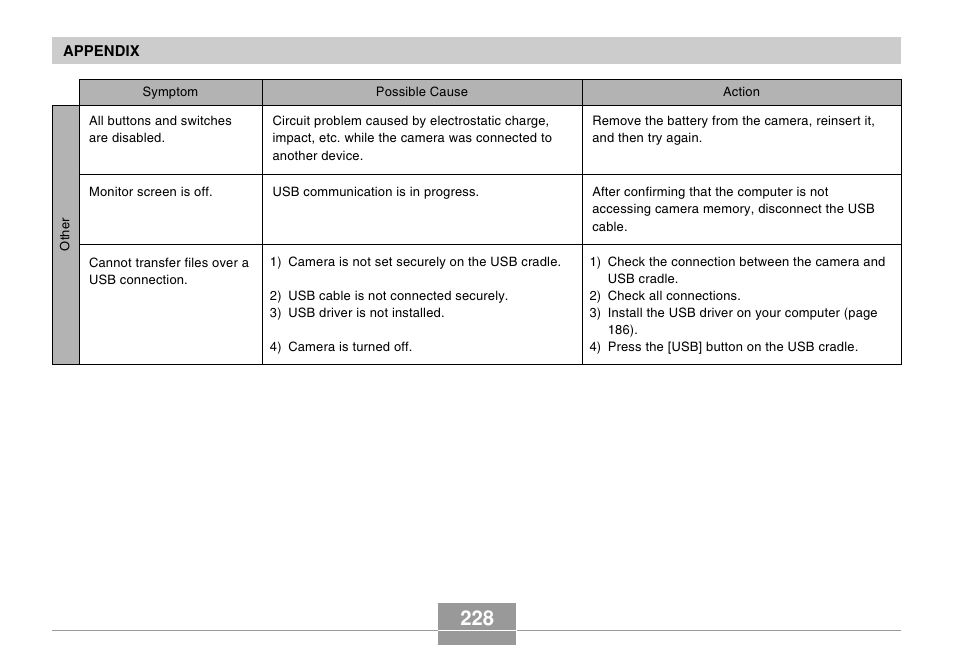 Casio EX-Z600 User Manual | Page 228 / 238