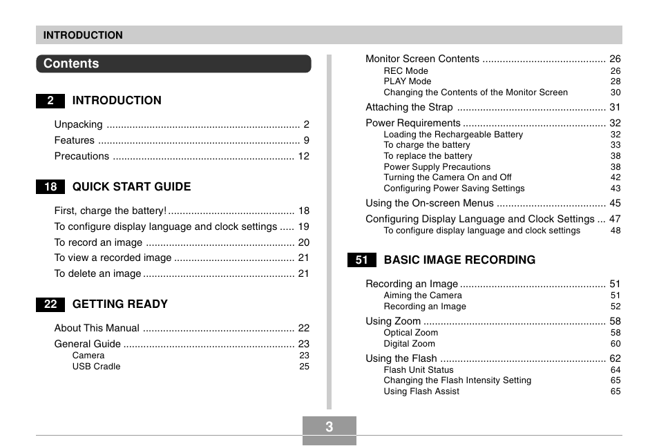 Casio EX-Z600 User Manual | Page 3 / 238