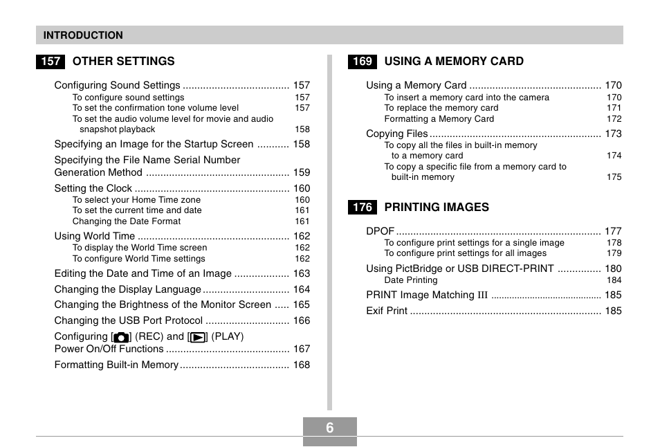 Casio EX-Z600 User Manual | Page 6 / 238