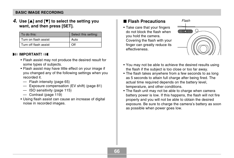 Casio EX-Z600 User Manual | Page 66 / 238