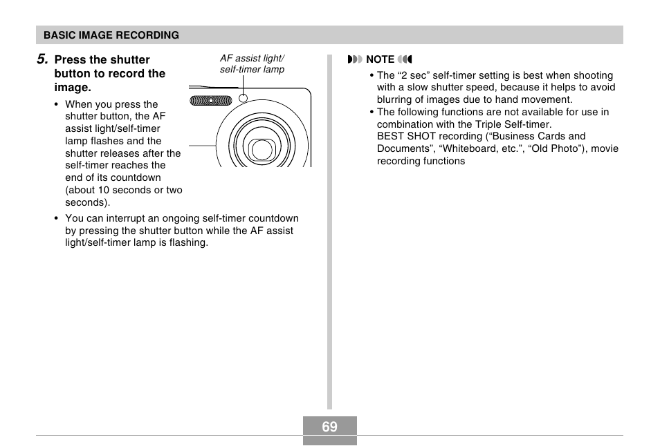 Casio EX-Z600 User Manual | Page 69 / 238