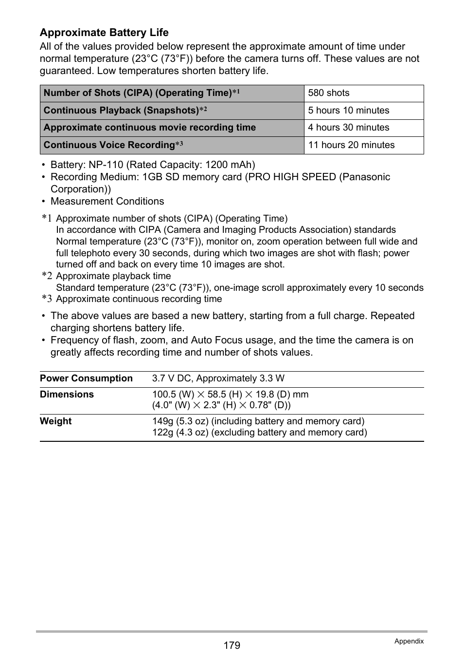 Ge 179 for | Casio EXILIM EX-Z2200 User Manual | Page 179 / 195