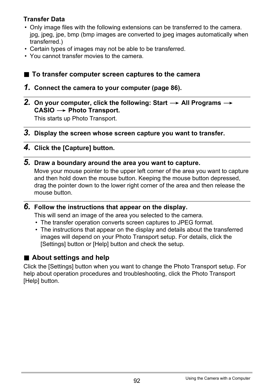 Casio EX-ZS12 User Manual | Page 92 / 136