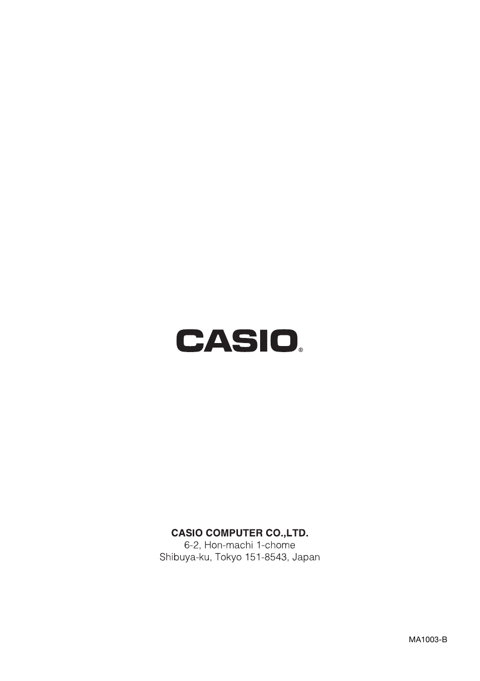 Casio XJ-A235 User Manual | Page 46 / 46