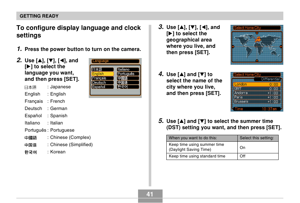 Casio EXILIM EX-Z4U User Manual | Page 41 / 57