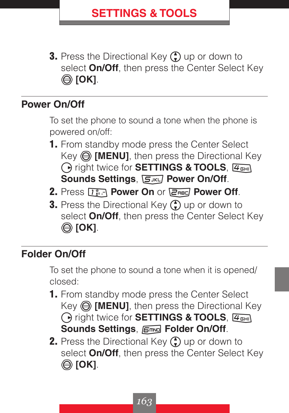 Settings & tools | Casio G'z One User Manual | Page 164 / 242