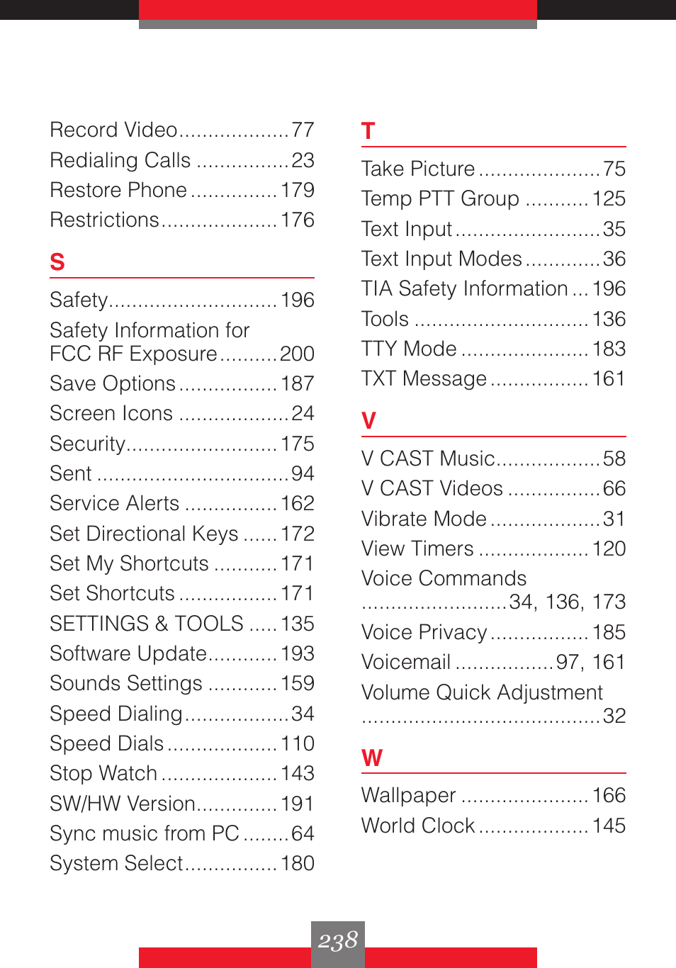 Casio G'z One User Manual | Page 239 / 242