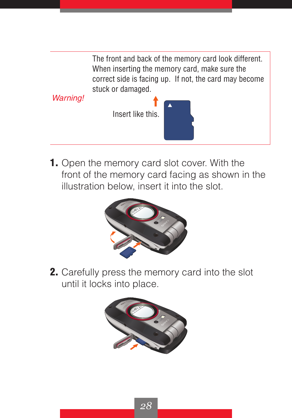 Casio G'z One User Manual | Page 29 / 242