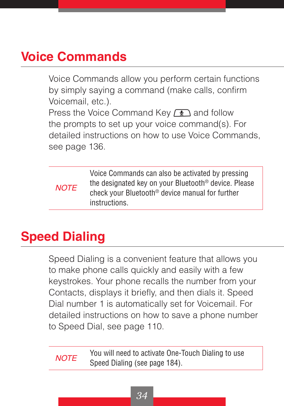 Voice commands, Speed dialing | Casio G'z One User Manual | Page 35 / 242