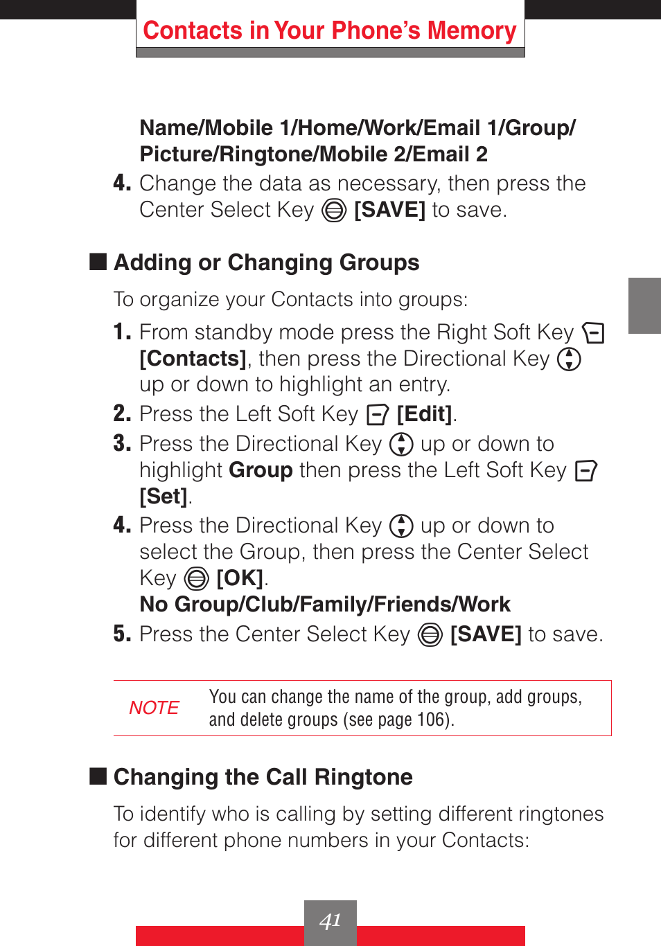 Casio G'z One User Manual | Page 42 / 242