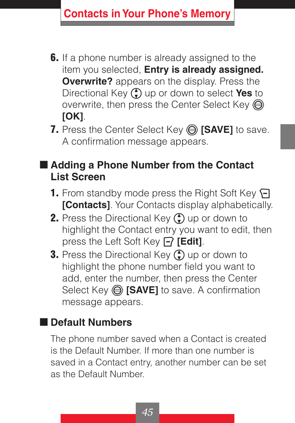 Casio G'z One User Manual | Page 46 / 242