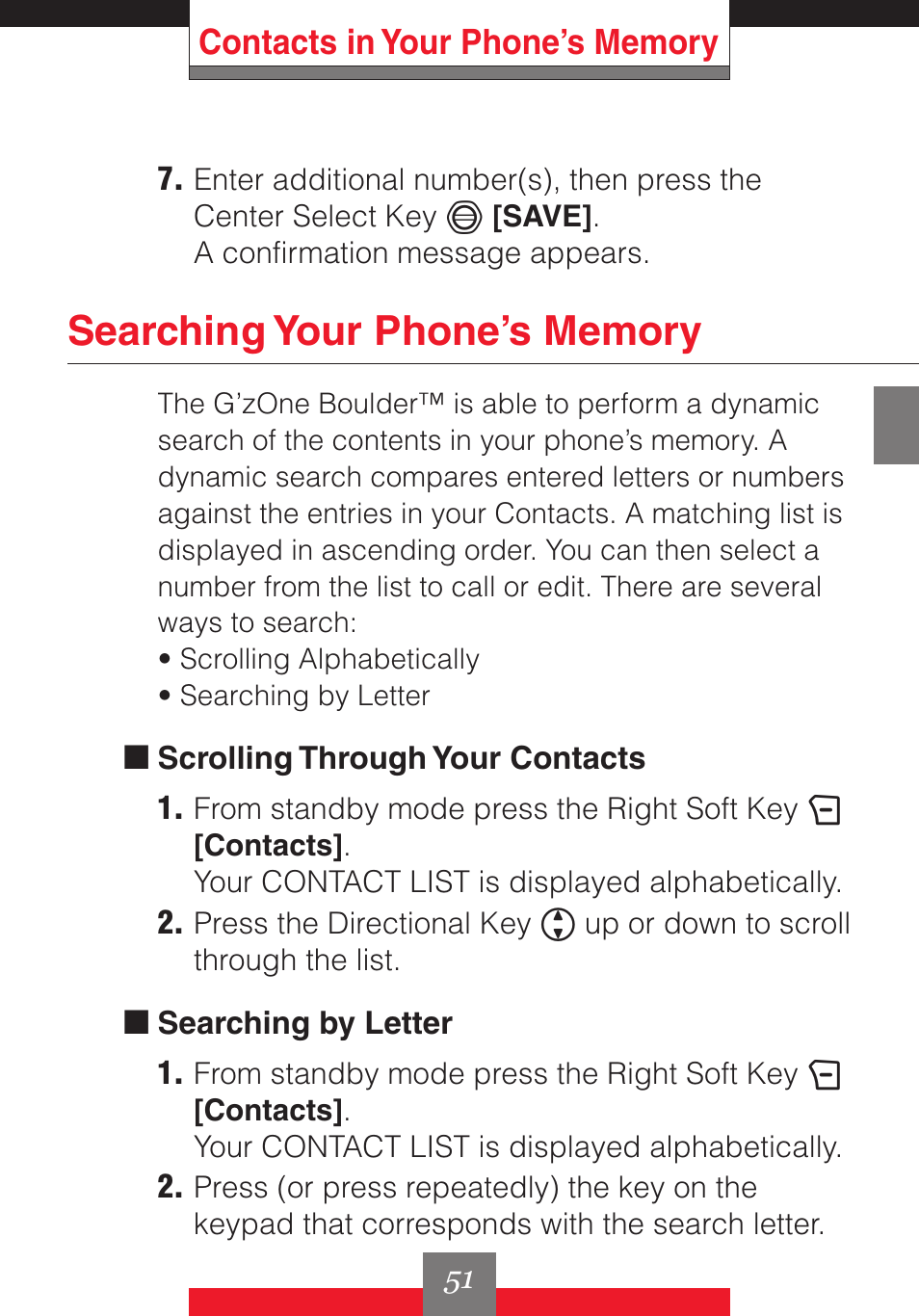 Casio G'z One User Manual | Page 52 / 242