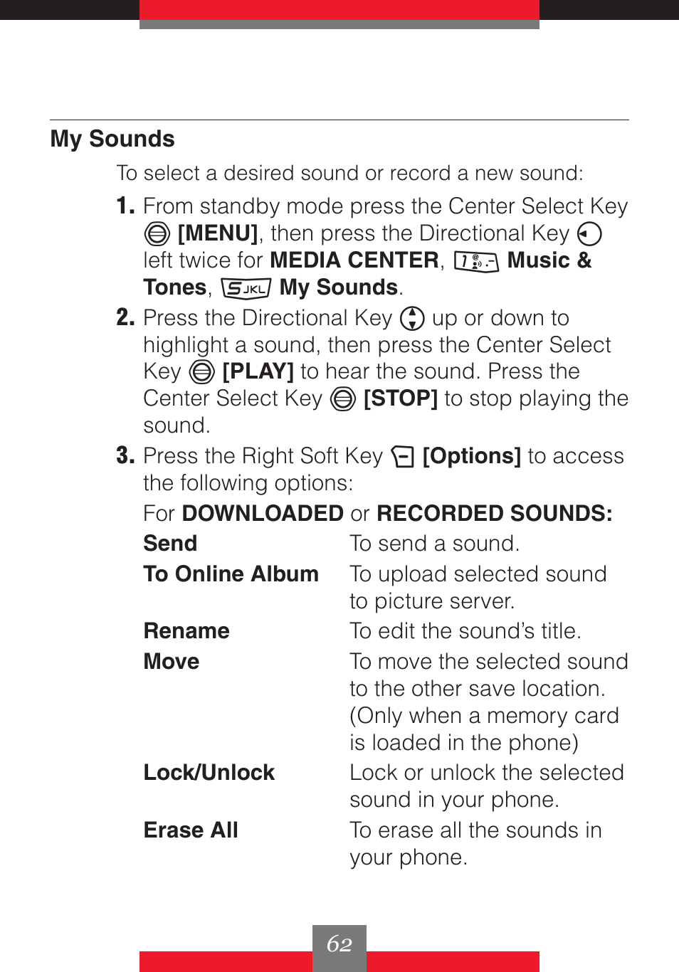 Casio G'z One User Manual | Page 63 / 242