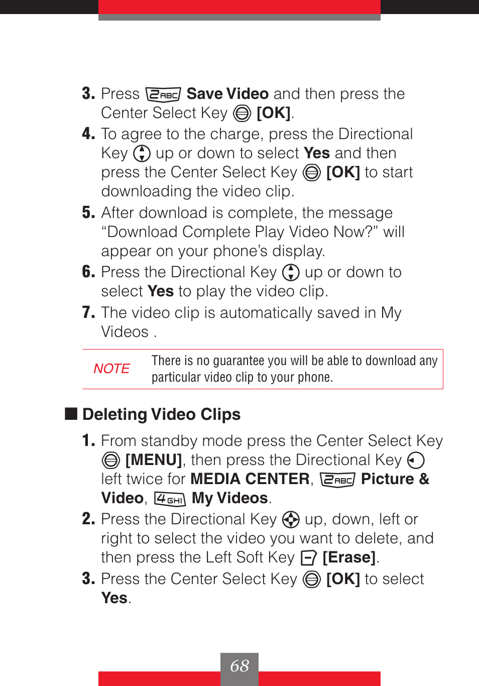 Casio G'z One User Manual | Page 69 / 242