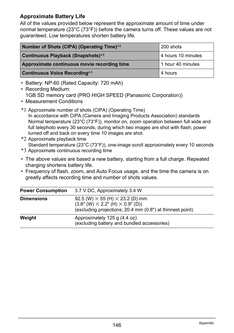 Ge 146 for | Casio EX-Z29 User Manual | Page 146 / 148