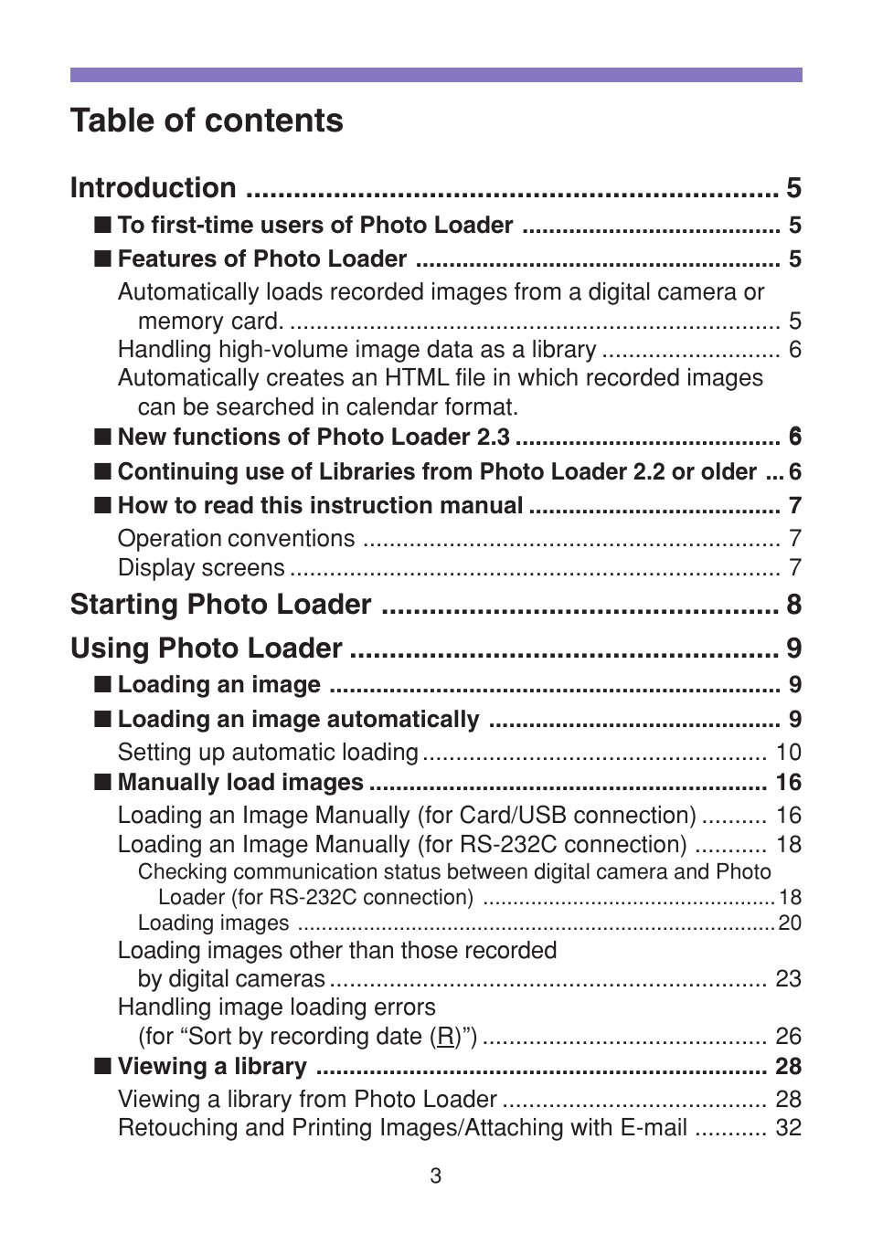 Casio VERSION 2.3 User Manual | Page 3 / 52