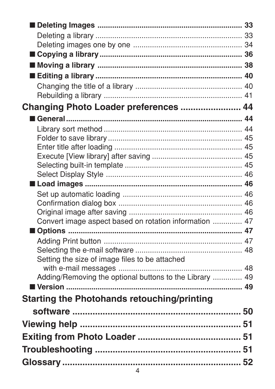Changing photo loader preferences | Casio VERSION 2.3 User Manual | Page 4 / 52