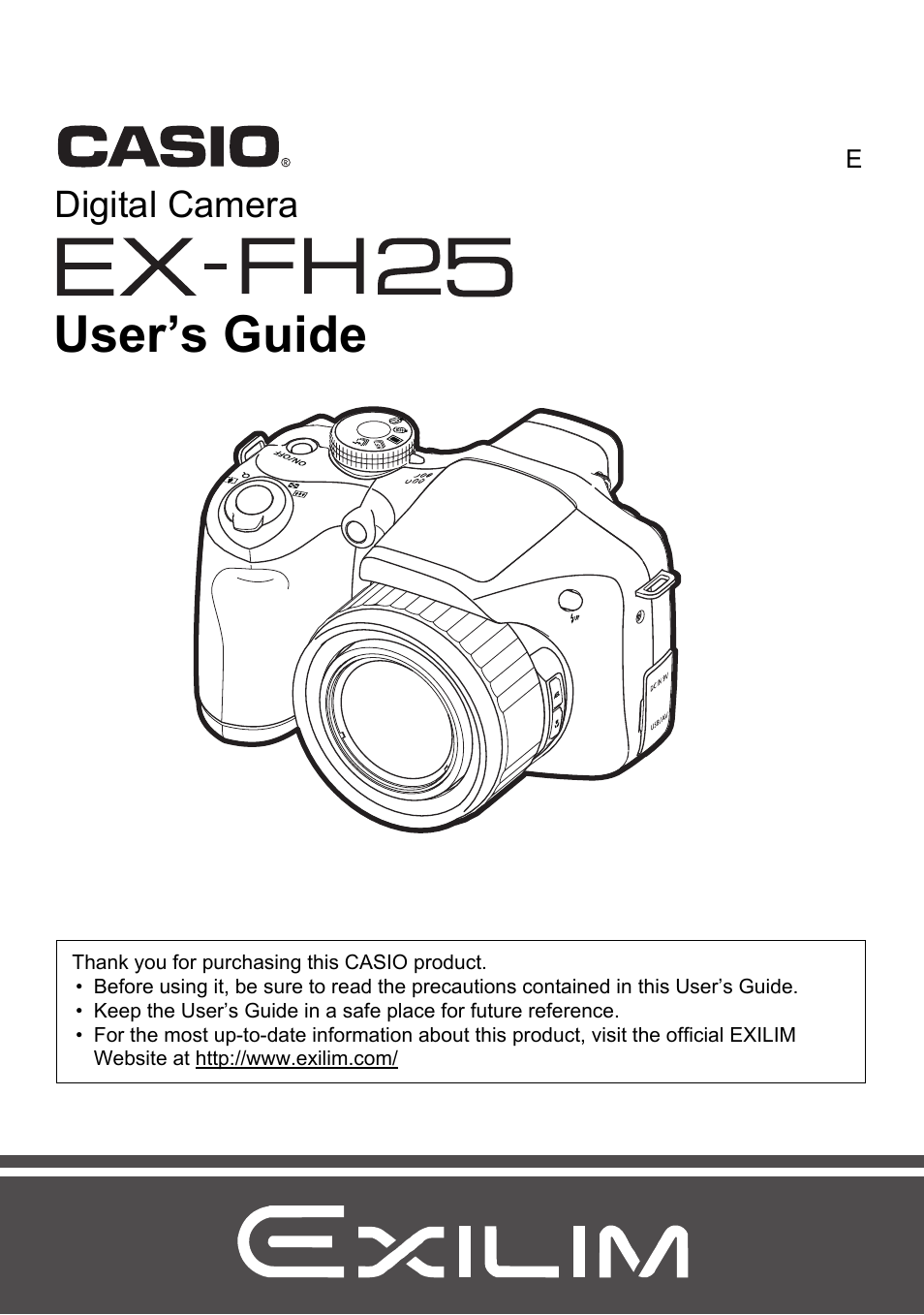 Casio EXILIM EX-FH25 User Manual | 192 pages