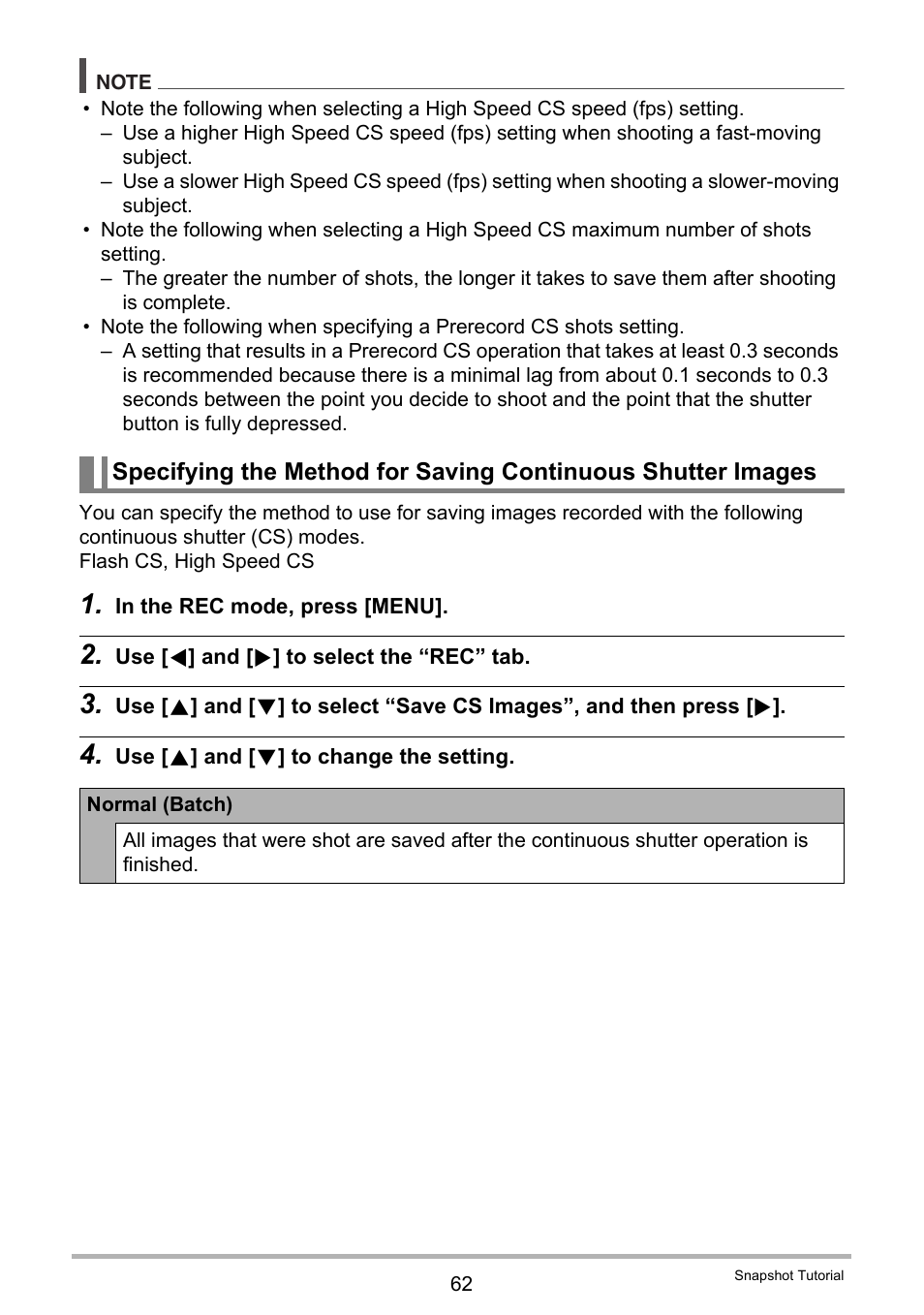 Casio EXILIM EX-FH25 User Manual | Page 62 / 192