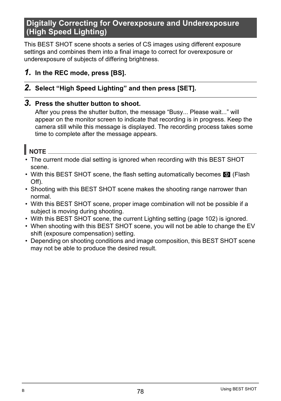 Casio EXILIM EX-FH25 User Manual | Page 78 / 192