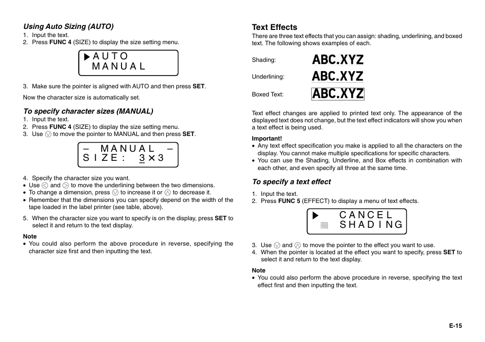 Casio KL-780 User Manual | Page 16 / 28