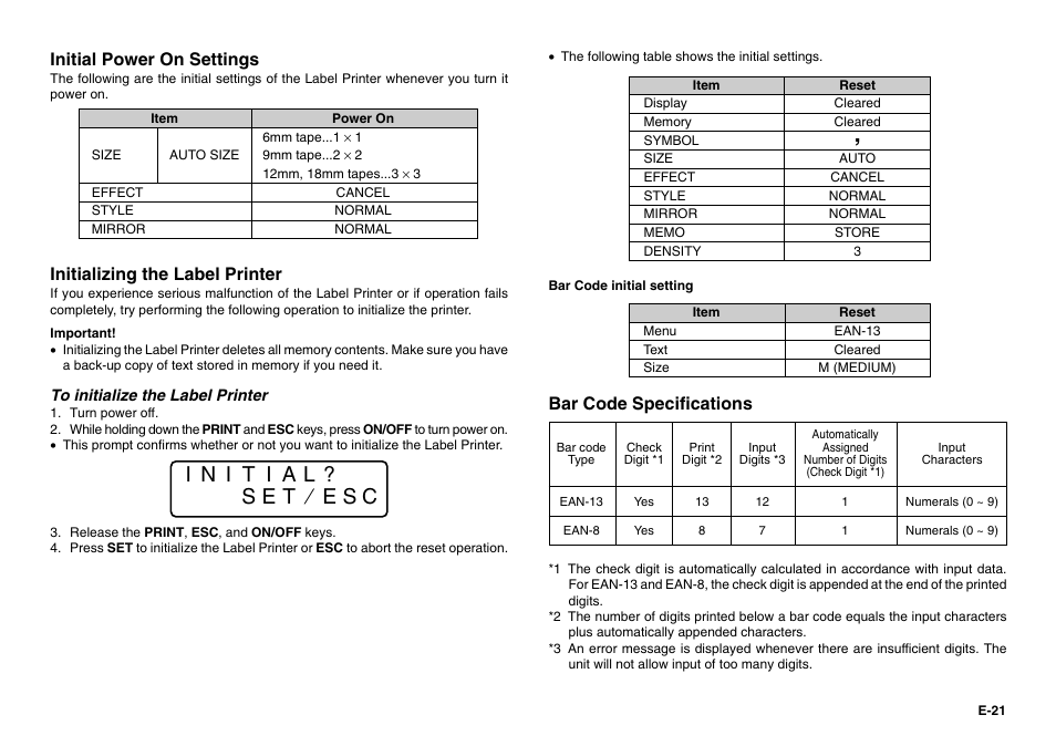 Casio KL-780 User Manual | Page 22 / 28