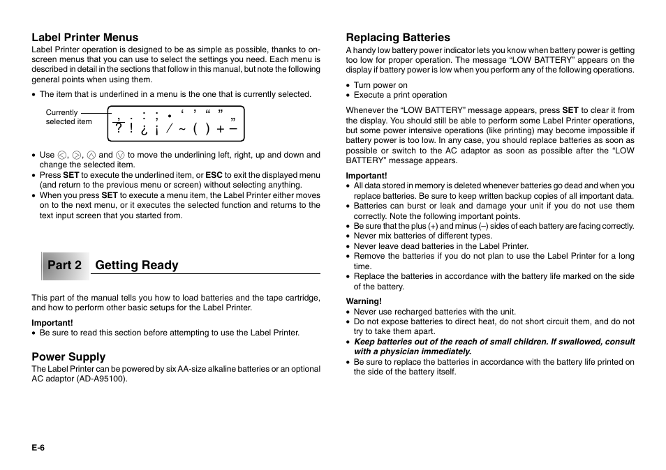 Casio KL-780 User Manual | Page 7 / 28