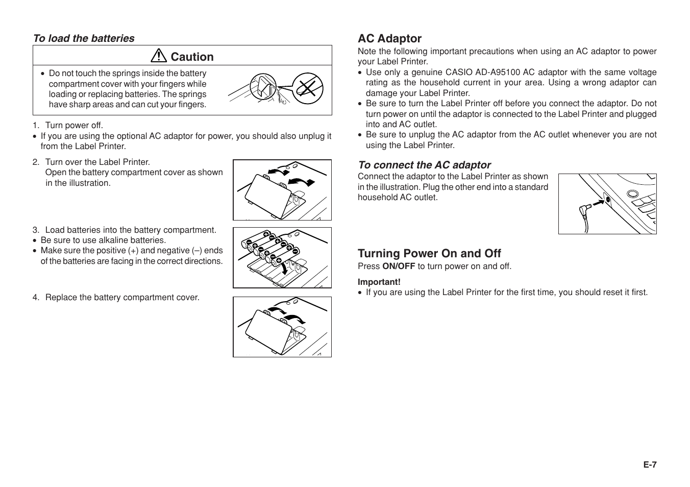 Casio KL-780 User Manual | Page 8 / 28