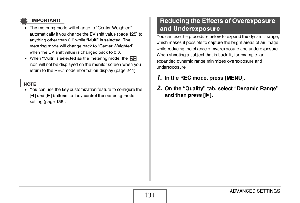 Casio EXILIM EX-Z1080 User Manual | Page 131 / 267