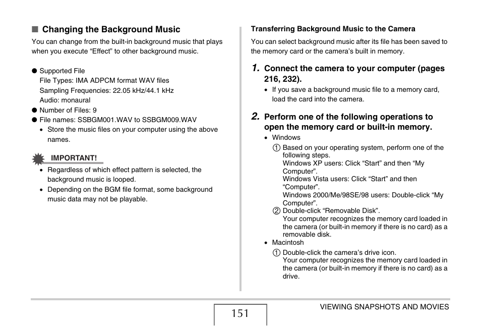 Casio EXILIM EX-Z1080 User Manual | Page 151 / 267