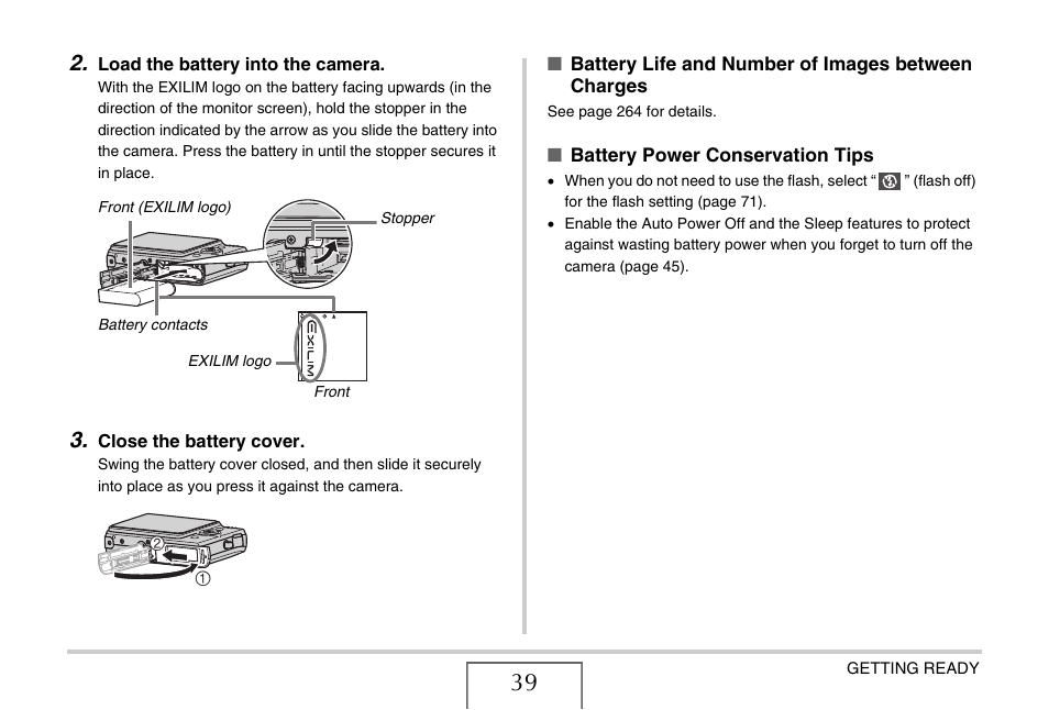 Casio EXILIM EX-Z1080 User Manual | Page 39 / 267