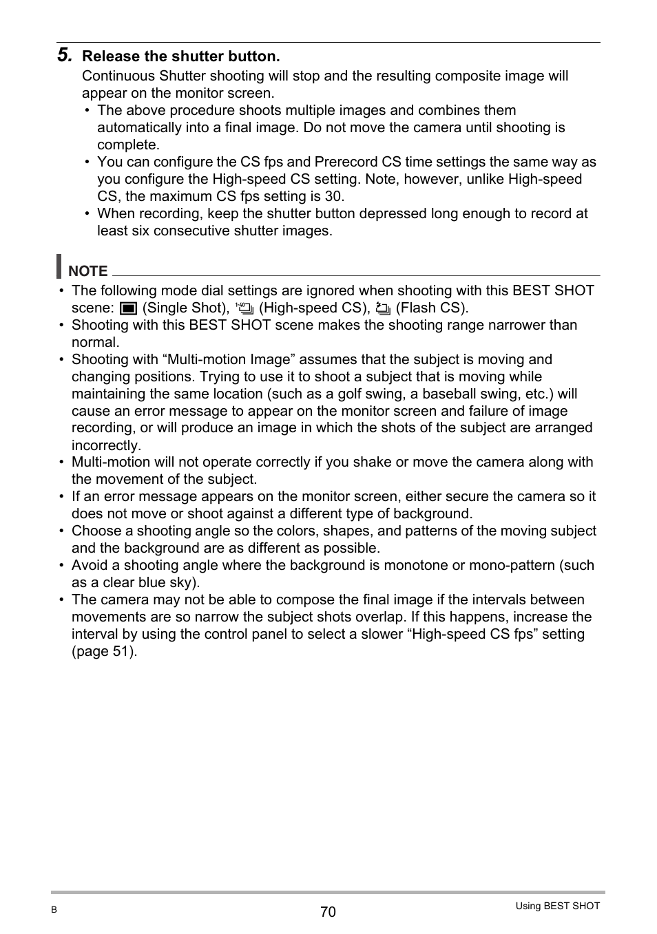 Casio EXILIM K1160PCM2DMX User Manual | Page 70 / 176