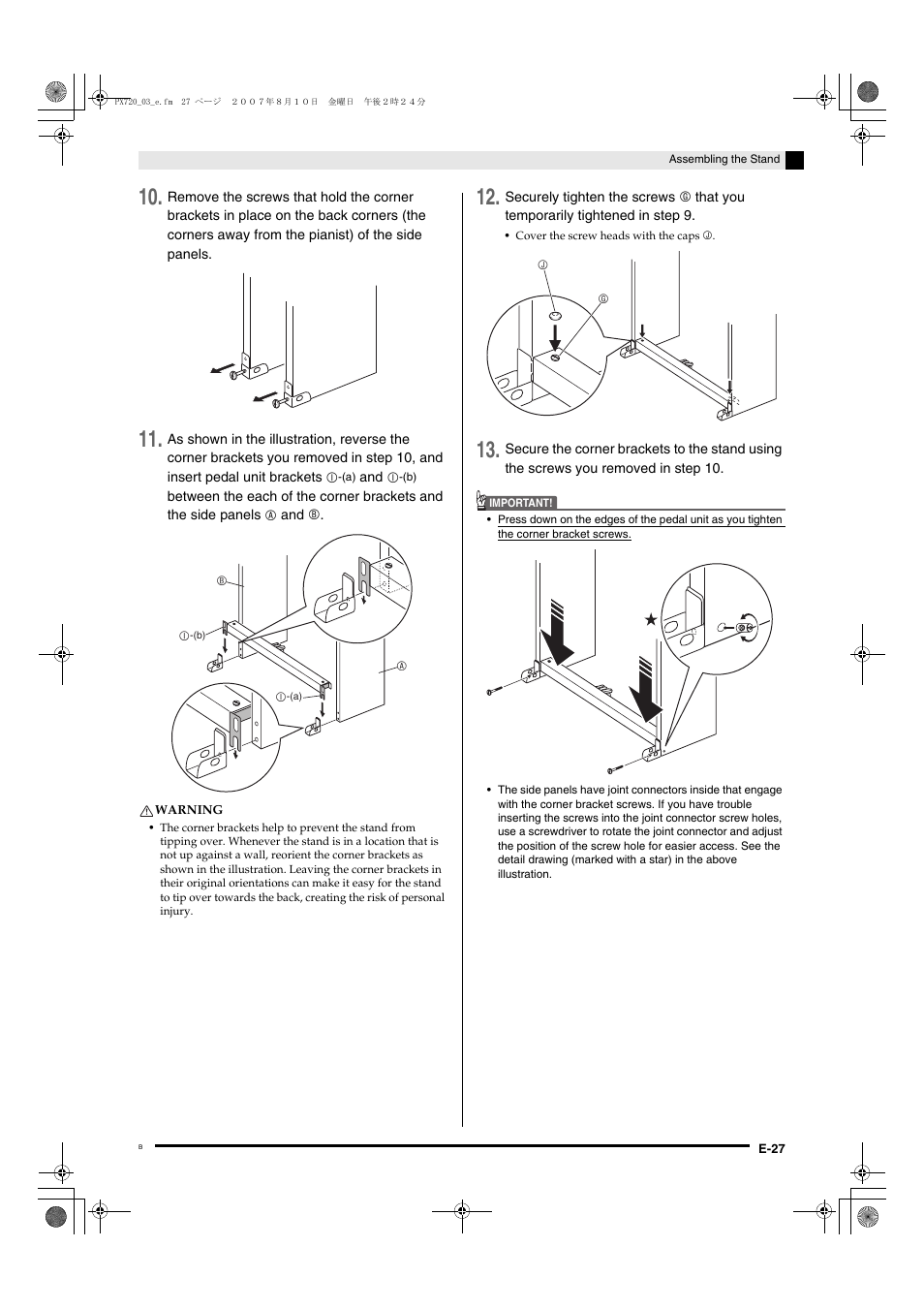 Casio PX720C User Manual | Page 29 / 37