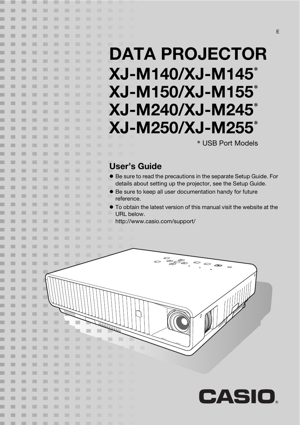 Casio XJ-M250 User Manual | 61 pages