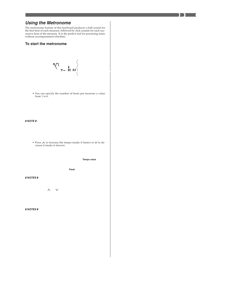 Using the metronome | Casio CTK573 User Manual | Page 17 / 54