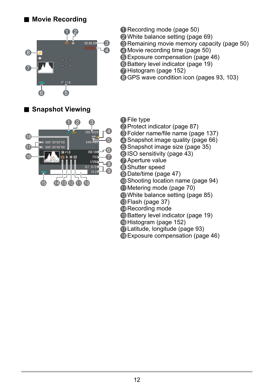 Casio EXILIM EX-H20G User Manual | Page 12 / 192