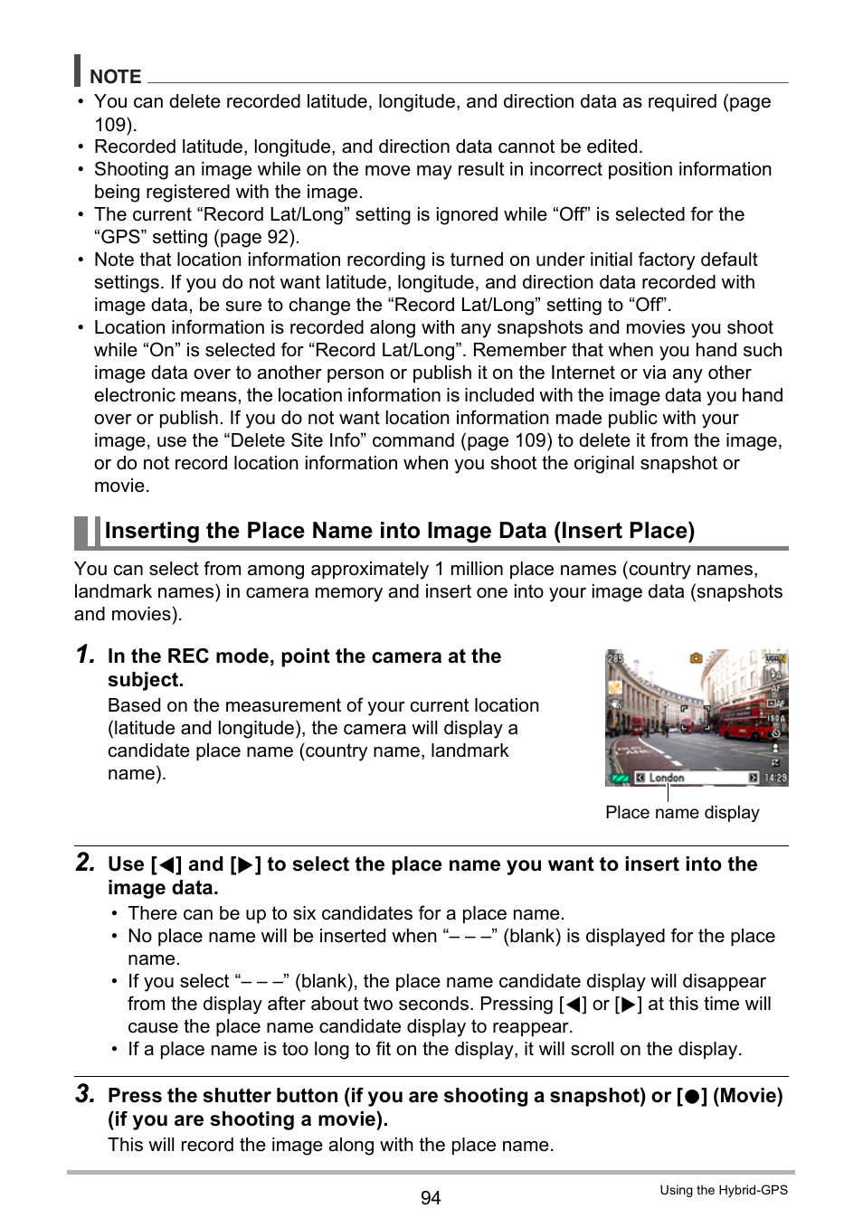 Casio EXILIM EX-H20G User Manual | Page 94 / 192