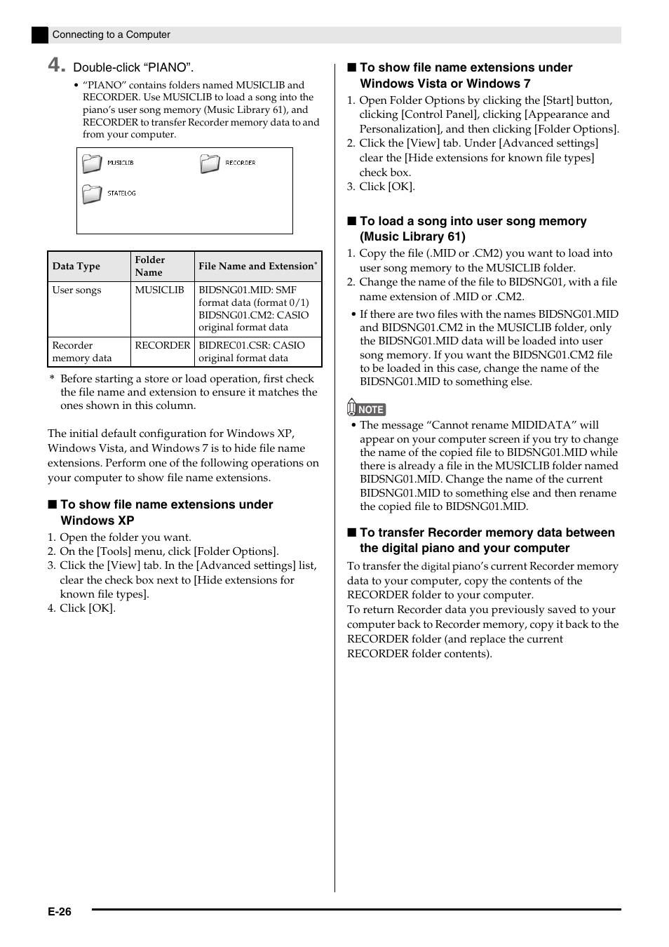 Casio PRIVIA PX135 User Manual | Page 28 / 37